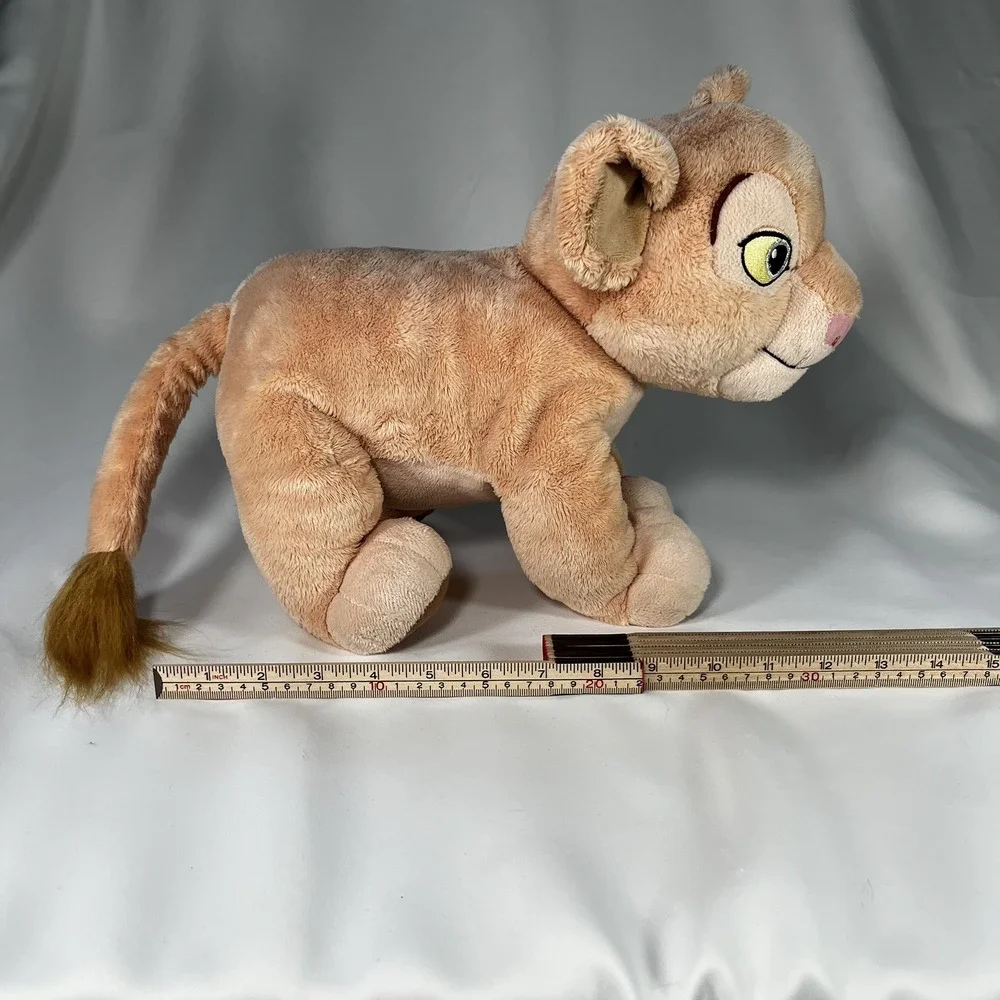 Disney Store Nala Cub Plush Lion King 13 in Gold Foot Stamp